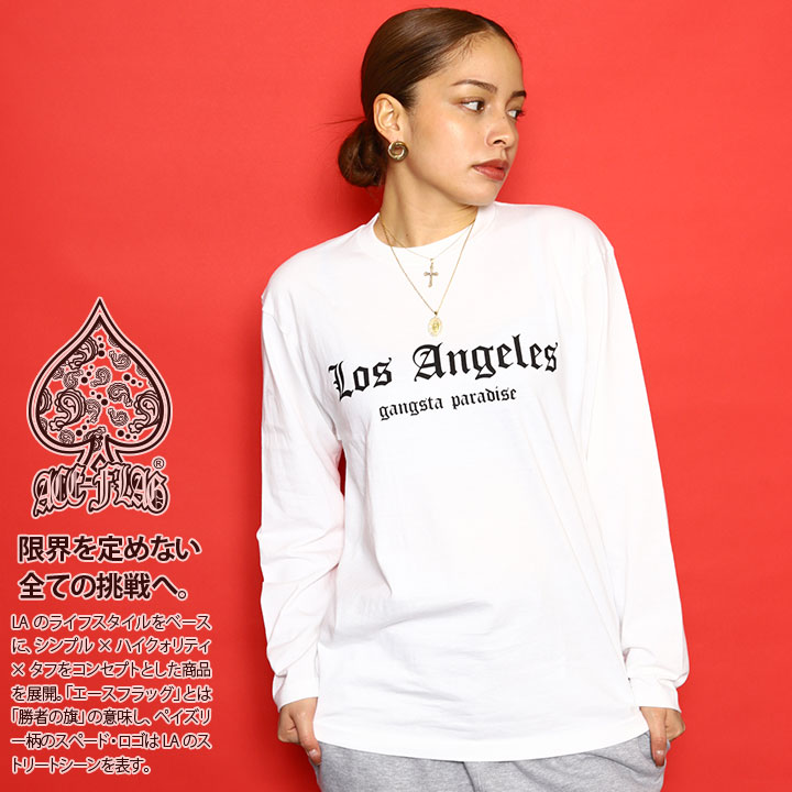 楽天市場】ACEFLAG ロンT レディース 全3色 大きいサイズ エース