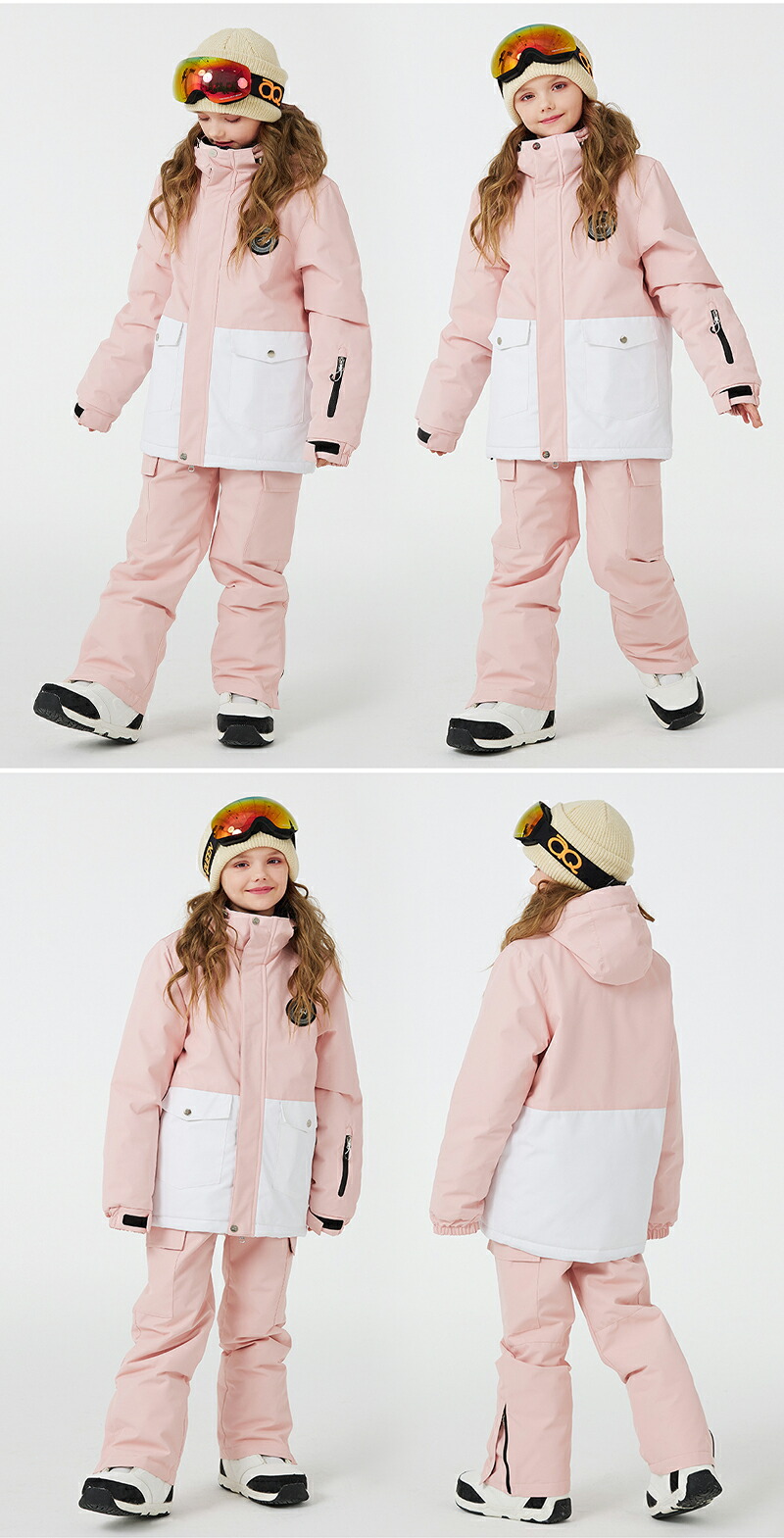 楽天市場】キッズ スキーウェア つなぎ スノーボードウェア 上下セット