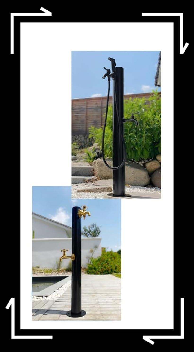 楽天市場】屋外水栓 立て水栓 蛇口付き ステンレス鋼 凍結防止 屋外用