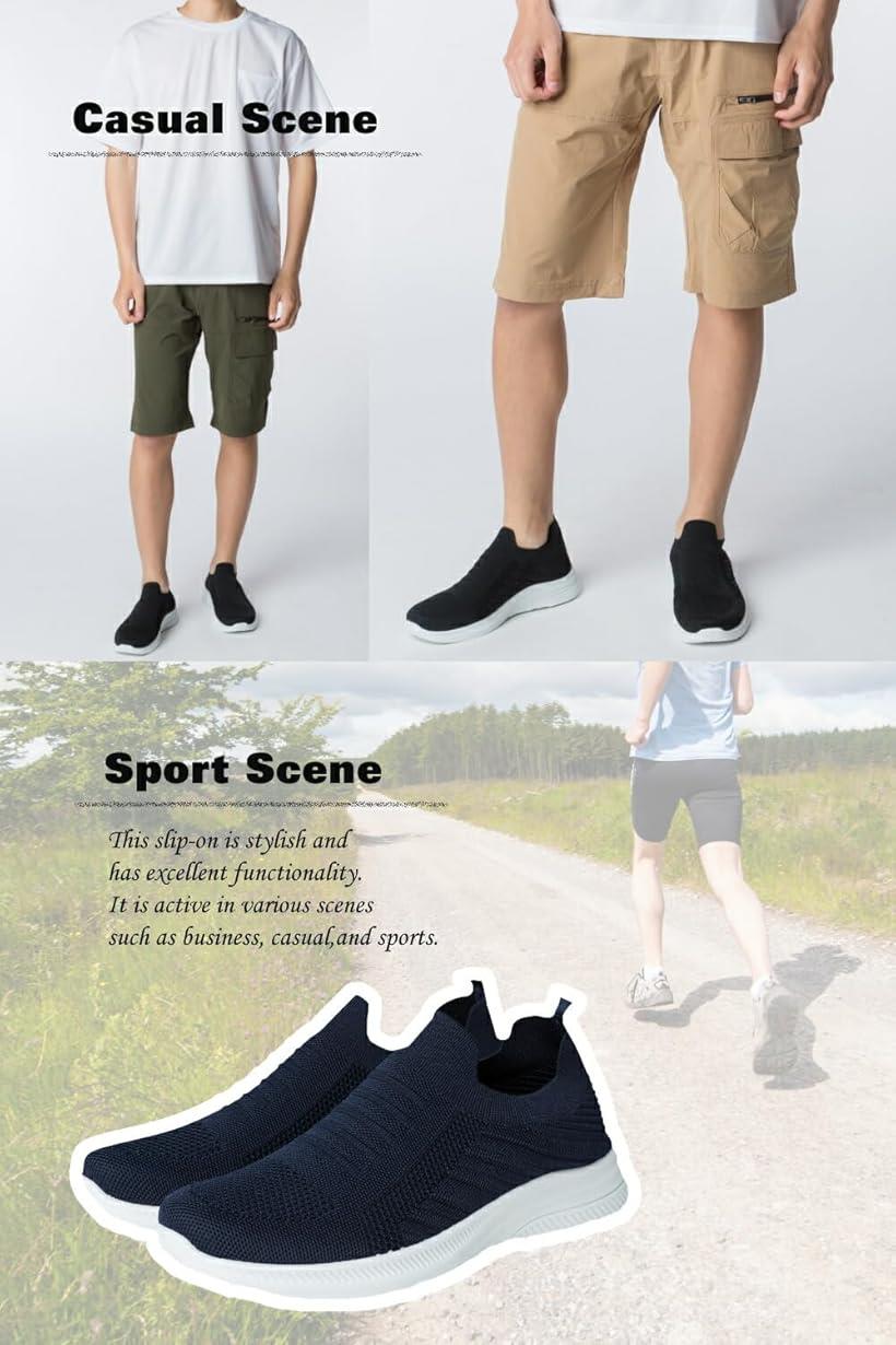 楽天市場】スニーカー シューズ メンズ スリッポン ウオーキング