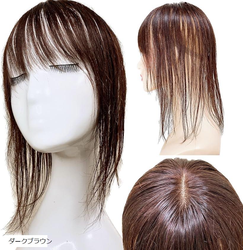 楽天市場】部分ウィッグ かつら 女性 人毛100% レディース セミロング