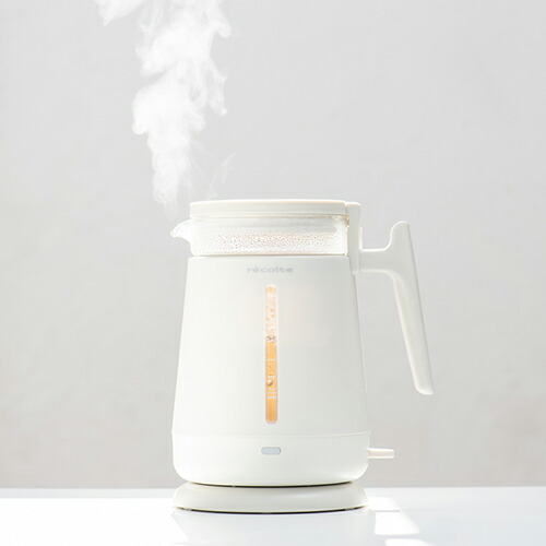 楽天市場】【数量限定うれしい特典付】電気ケトル レコルト recolte