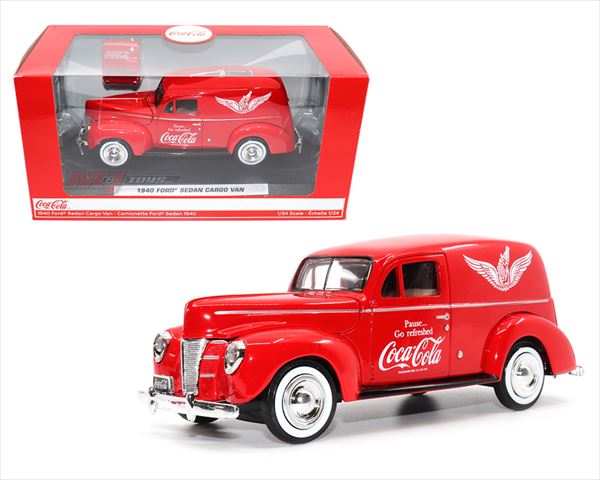 楽天市場】ミニカー 1/24 1940 フォード・デリバリーバン コカコーラ
