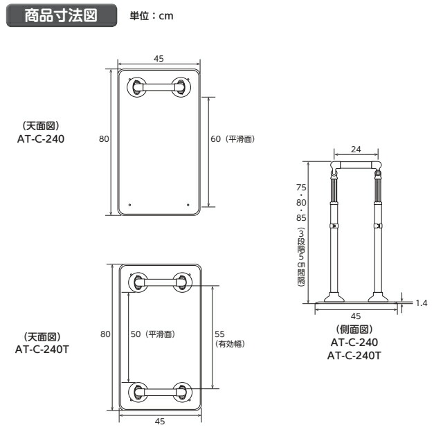 楽天市場】アットグリップ AT-C-240(T)ATC240(T)870-140/141 アロン