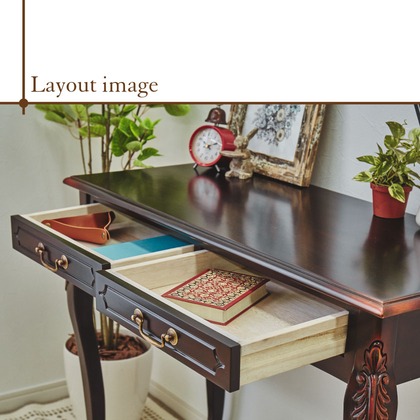 楽天市場】コンソールテーブル 幅90cm マホガニー ホワイト ブラウン