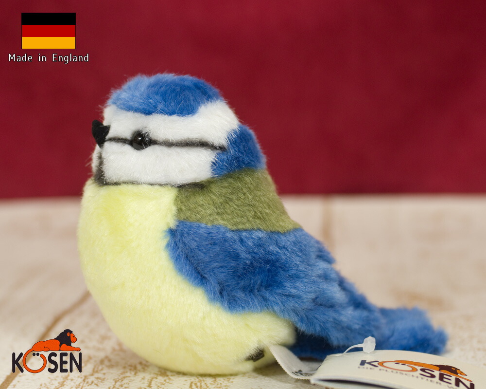 楽天市場】ケーセン ぬいぐるみ Kosen アオガラ 14cm Blue Tit Pit