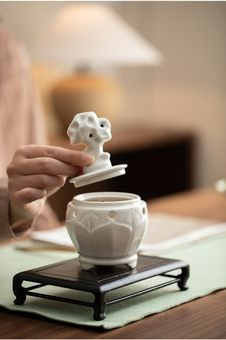 楽天市場】雰囲気作り 香炉 お香・線香立て 白磁 磁器 香皿 キャンドル