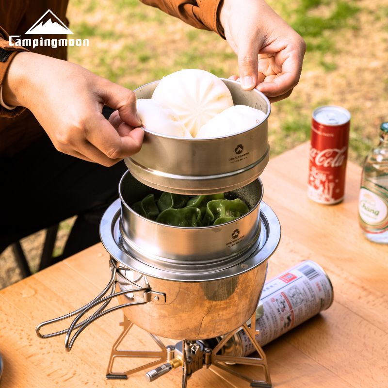 楽天市場】【公式】キャンピングムーン せいろ クッカー 用 蒸し器