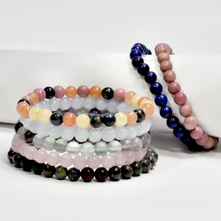 楽天市場】7種類から選べる！ 開運 お守り 天然石 ブレスレット