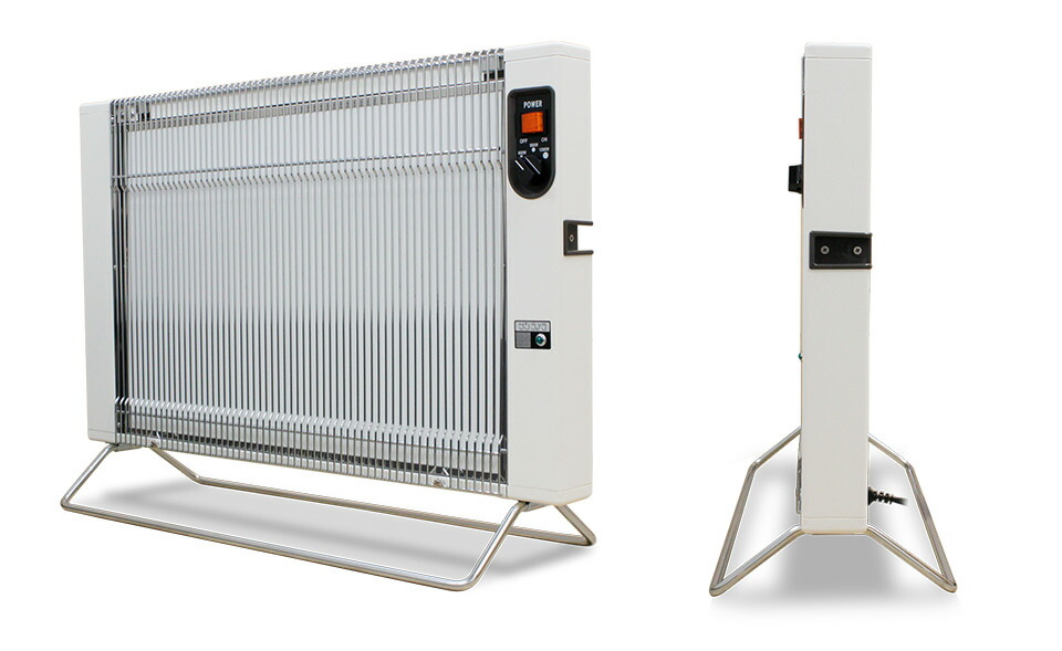 楽天市場】サンラメラ 1200W ホワイト 白 パネルヒーター セラミック