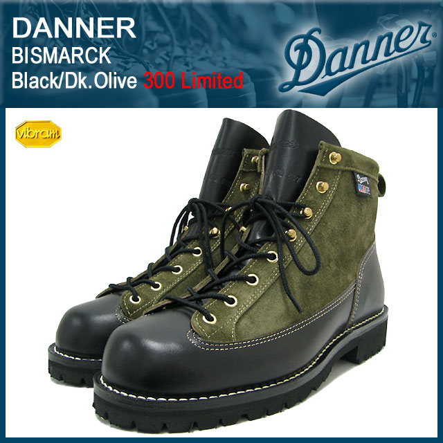 楽天市場】ダナー Danner ビスマルク ブーツ ブラック/ダークオリーブ