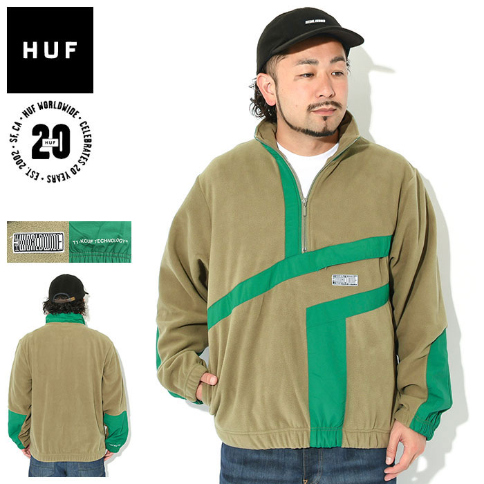 楽天市場】ハフ HUF ジャケット メンズ レンジ クウォーター ジップ