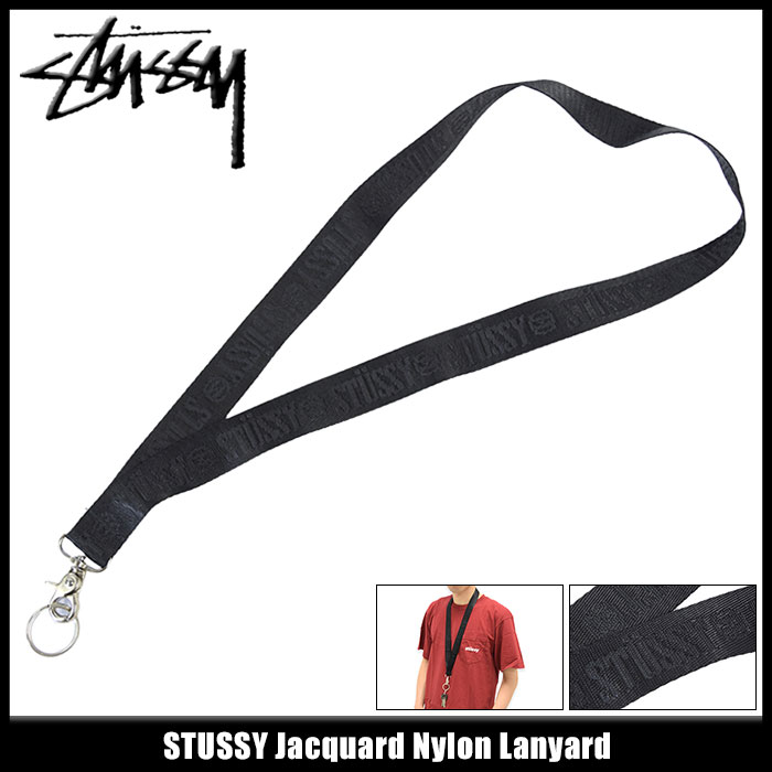 楽天市場】ステューシー STUSSY ネックストラップ Jacquard Nylon