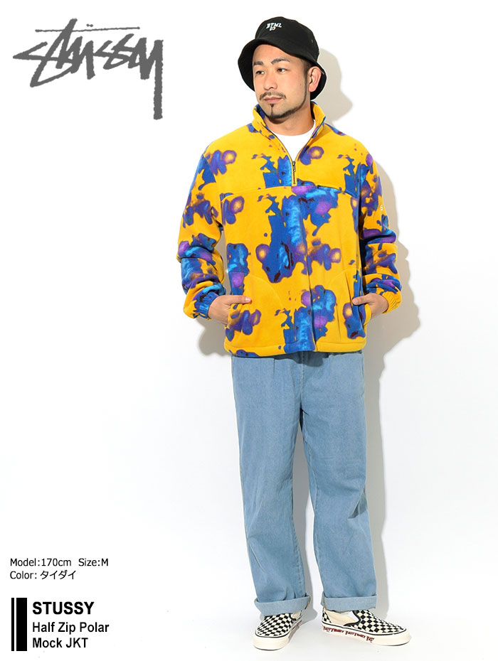 楽天市場】ステューシー STUSSY ジャケット メンズ Half Zip Polar