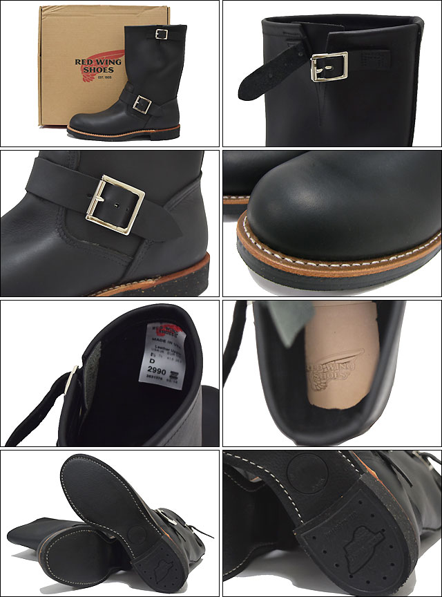楽天市場】レッドウィング RED WING 2990 エンジニア ブーツ 黒 レザー