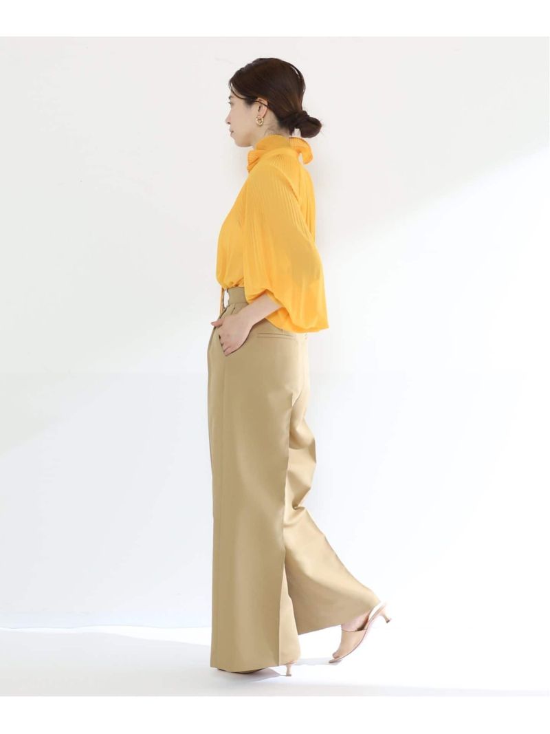 楽天市場】【L'UNE/リュンヌ】別注プリーツフリルブラウス VERMEIL par