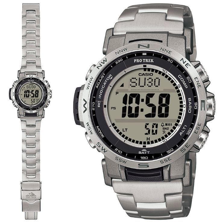楽天市場】カシオ プロトレック クライマーライン ミッドサイズ PRW
