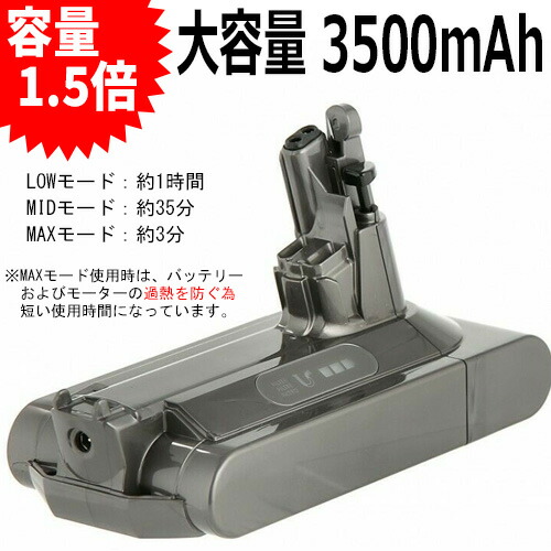 楽天市場】iieco ダイソン V10 SV12 対応 互換 バッテリー (ネジ・交換