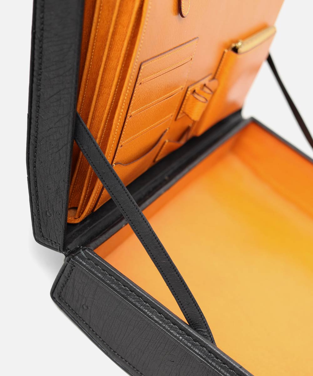 楽天市場】イケテイ所蔵 総手縫 オーストリッチ レザー