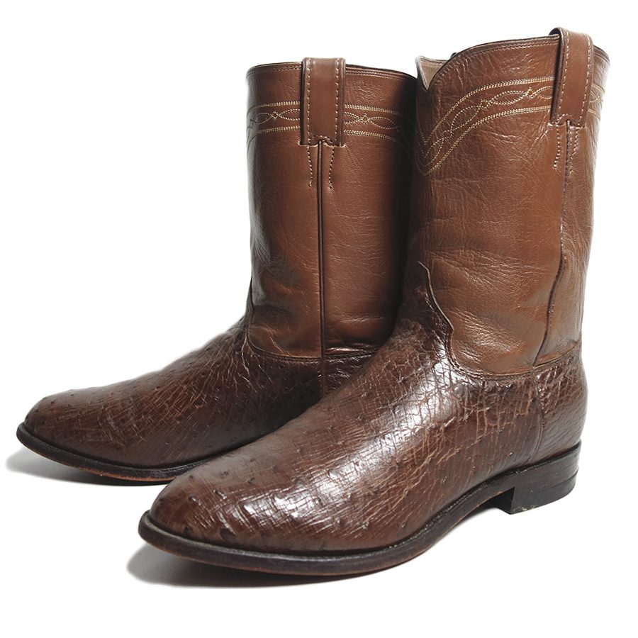 楽天市場】【中古】 アメリカ製 Justin オーストリッチ 本革