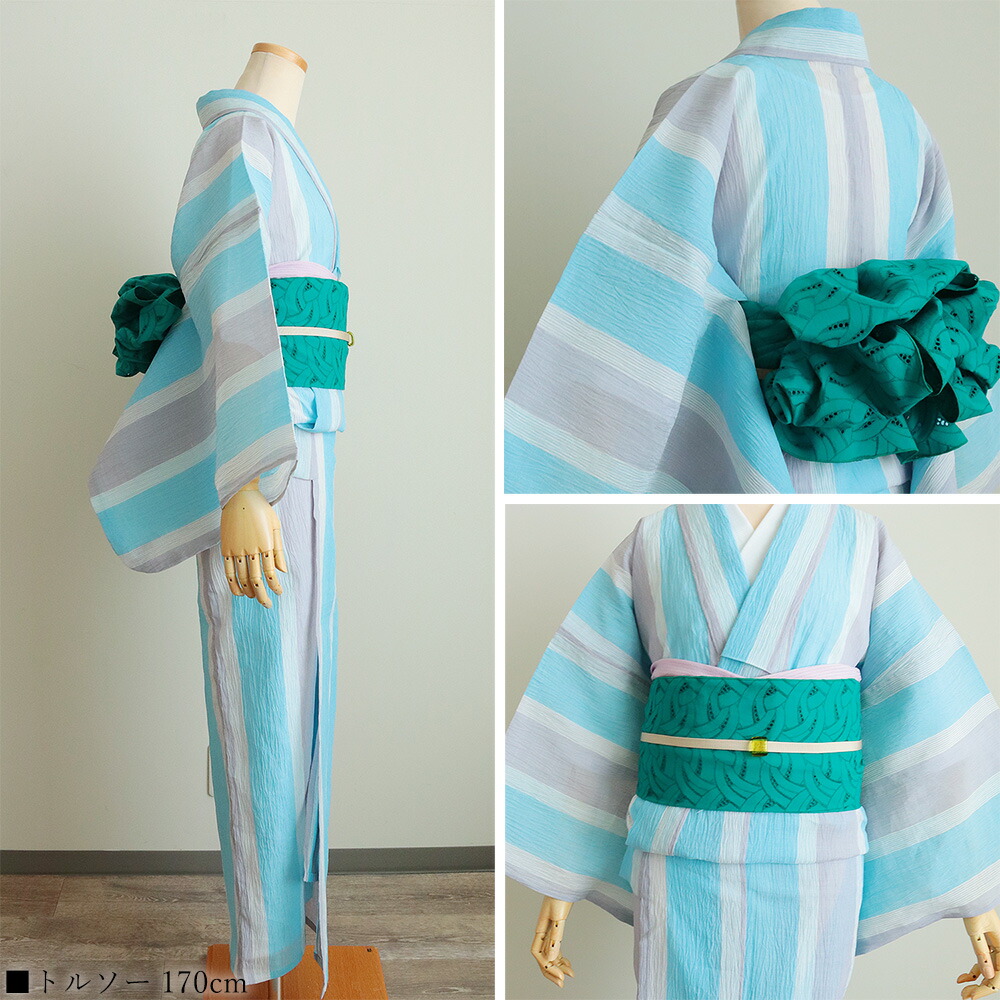 楽天市場】夏着物 単衣 小千谷ちぢみ 麻100 洗える 単品 日本製 紫絃