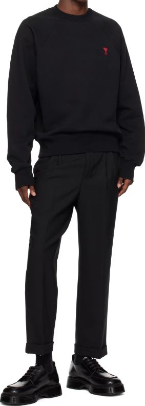 楽天市場】AMI Paris スウェット アミ パリス Black Ami de Coeur