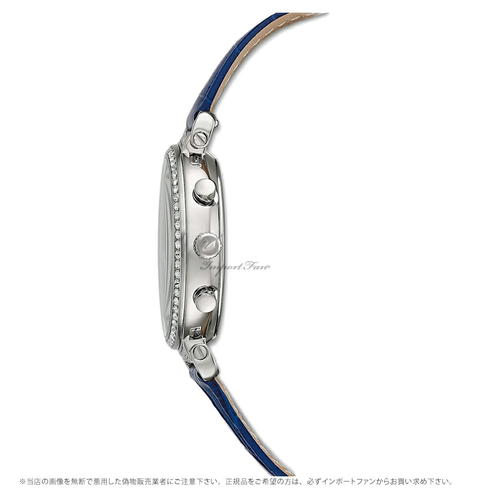 楽天市場】スワロフスキー パッセージ クロノ ウォッチ 腕時計 ブルー