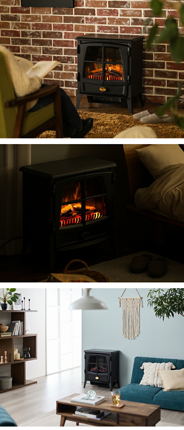 楽天市場】ディンプレックス 暖炉型 ファンヒーター 電気暖炉 オプティ