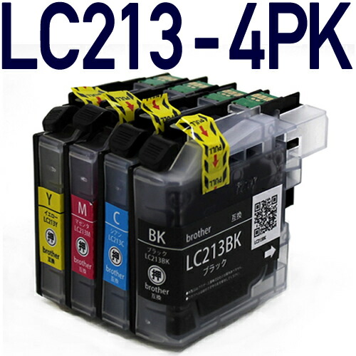 楽天市場】brother 純正インクカートリッジ 4色パック lc213-4pkの通販