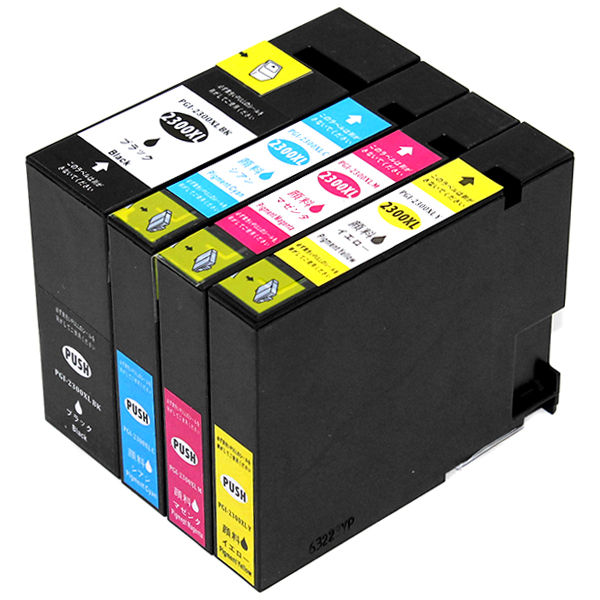 楽天市場】[顔料インク]PGI-2300XL/4MP 4色パック [キヤノン/Canon対応