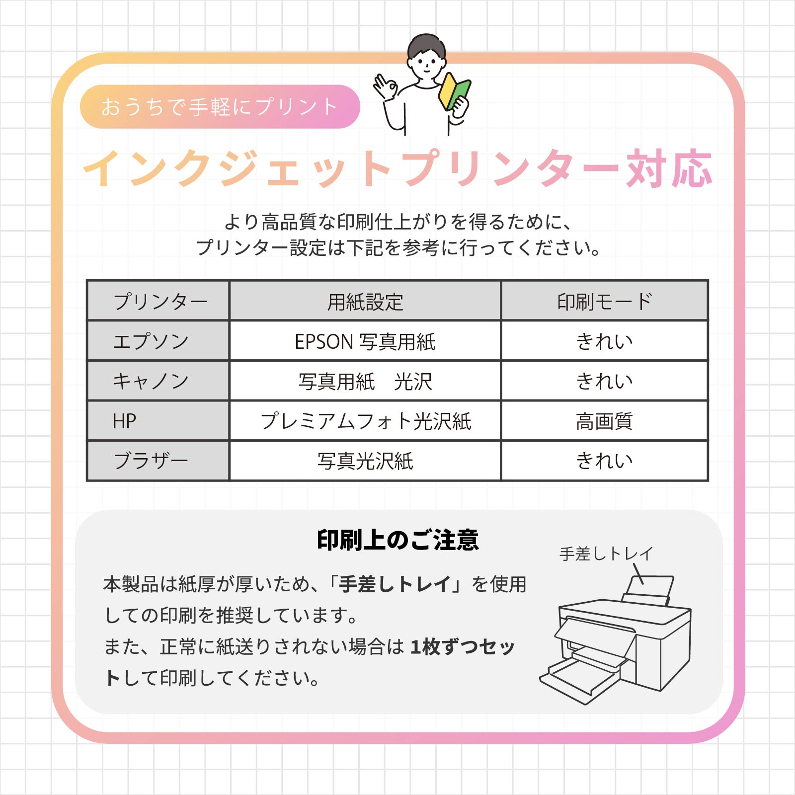 楽天市場】写真用紙 光沢 厚手 片面 【 はがき / L判 / 2L判 / KG判