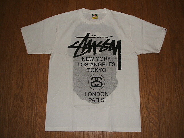 楽天市場】A BATHING APE(アベイシングエイプ)×STUSSY(ステューシー