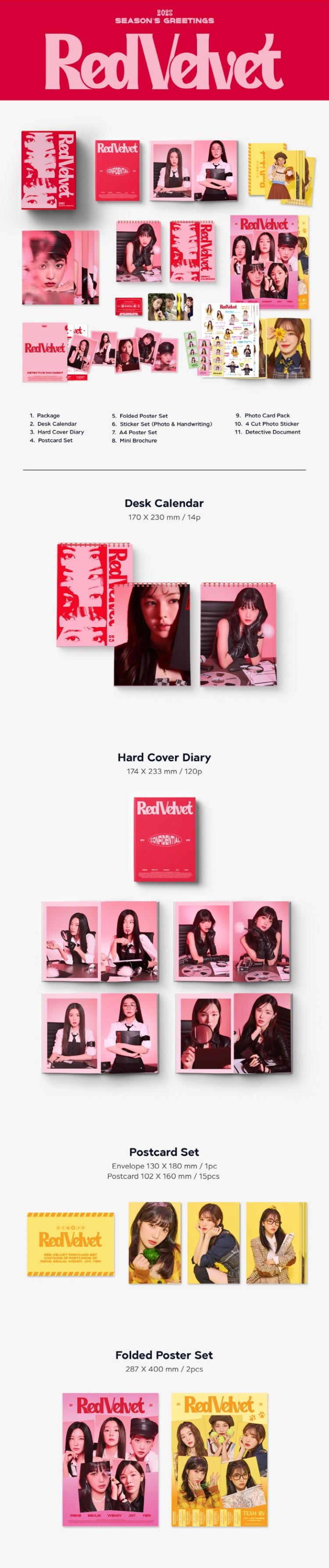 楽天市場】☆店舗特典付き☆ Red Velvet 2023 SEASON'S GREETINGS