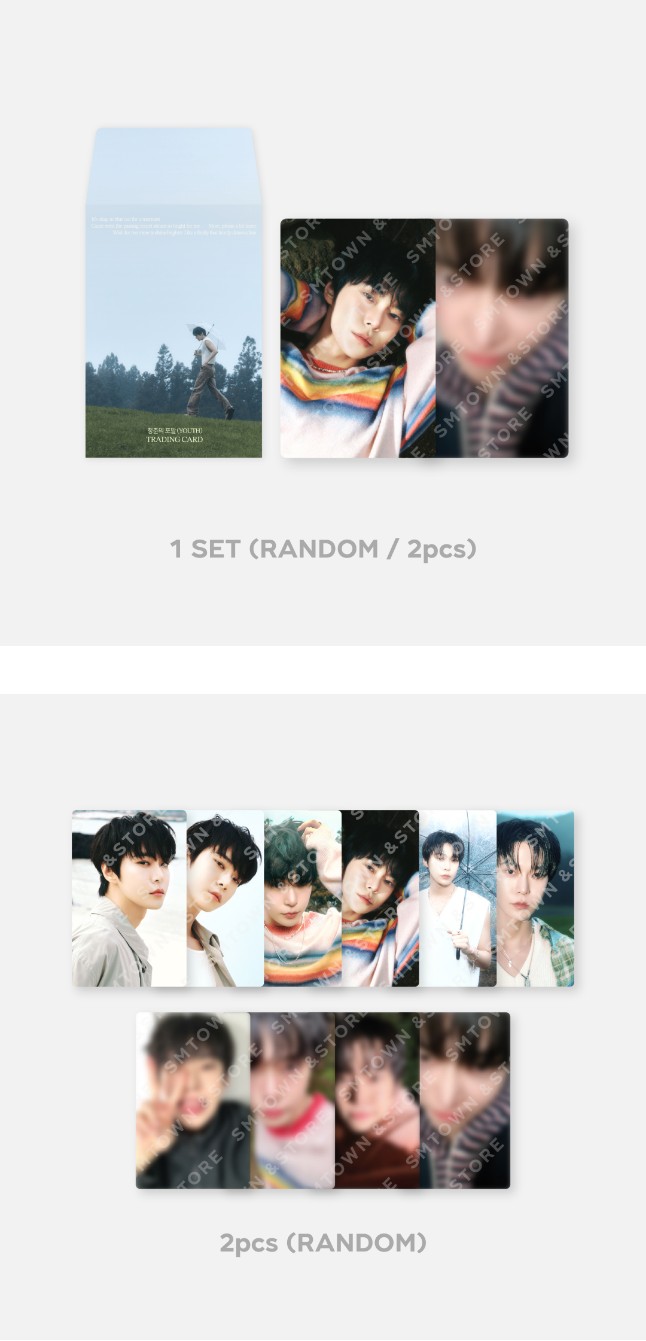 楽天市場】DOYOUNG (NCT) - RANDOM TRADING CARD SET 【青春の泡沫