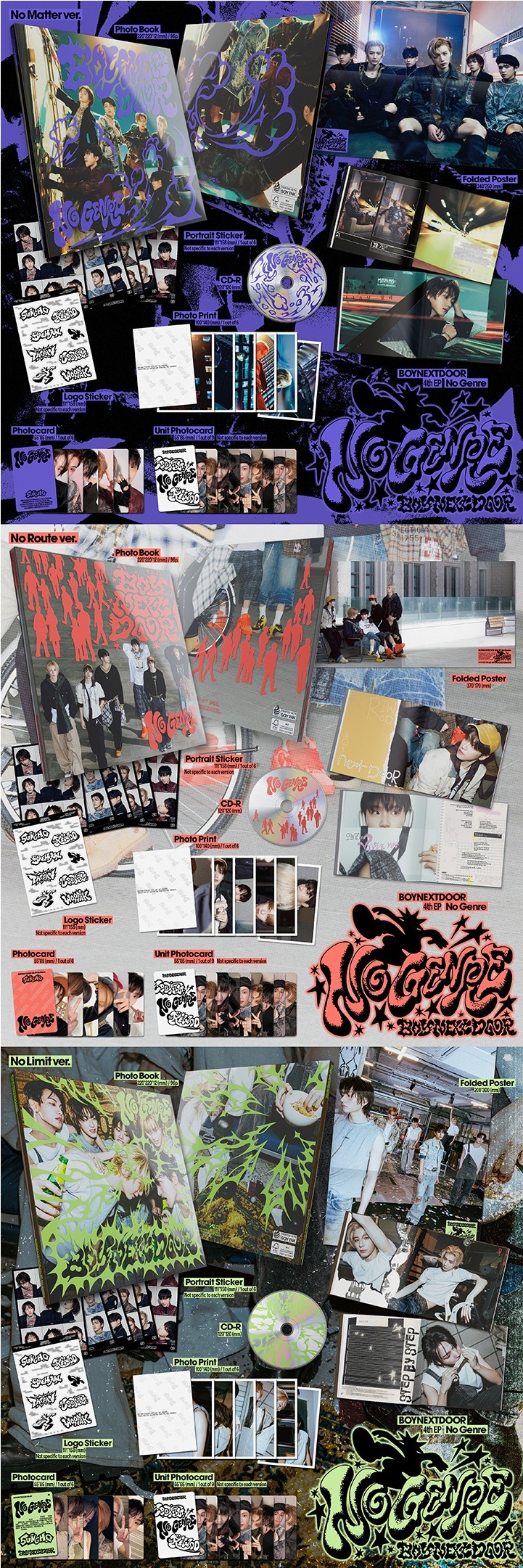 楽天市場】☆Weverse特典☆3種セット☆ BOYNEXTDOOR - 4th EP 「No