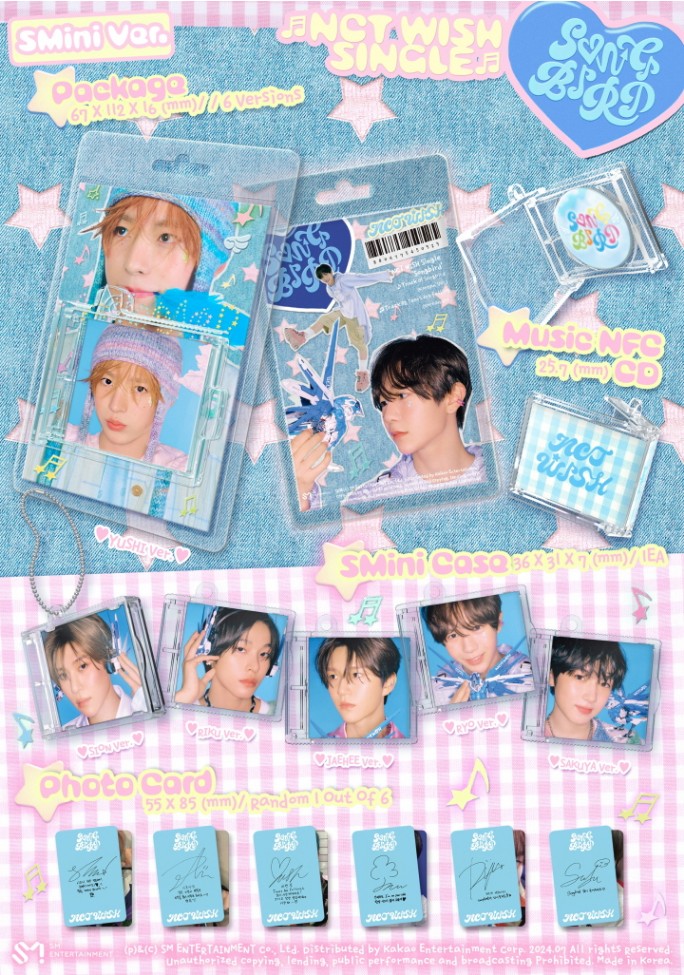 楽天市場】NCT WISH - 2nd Single Album 「Songbird」 (SMini Ver