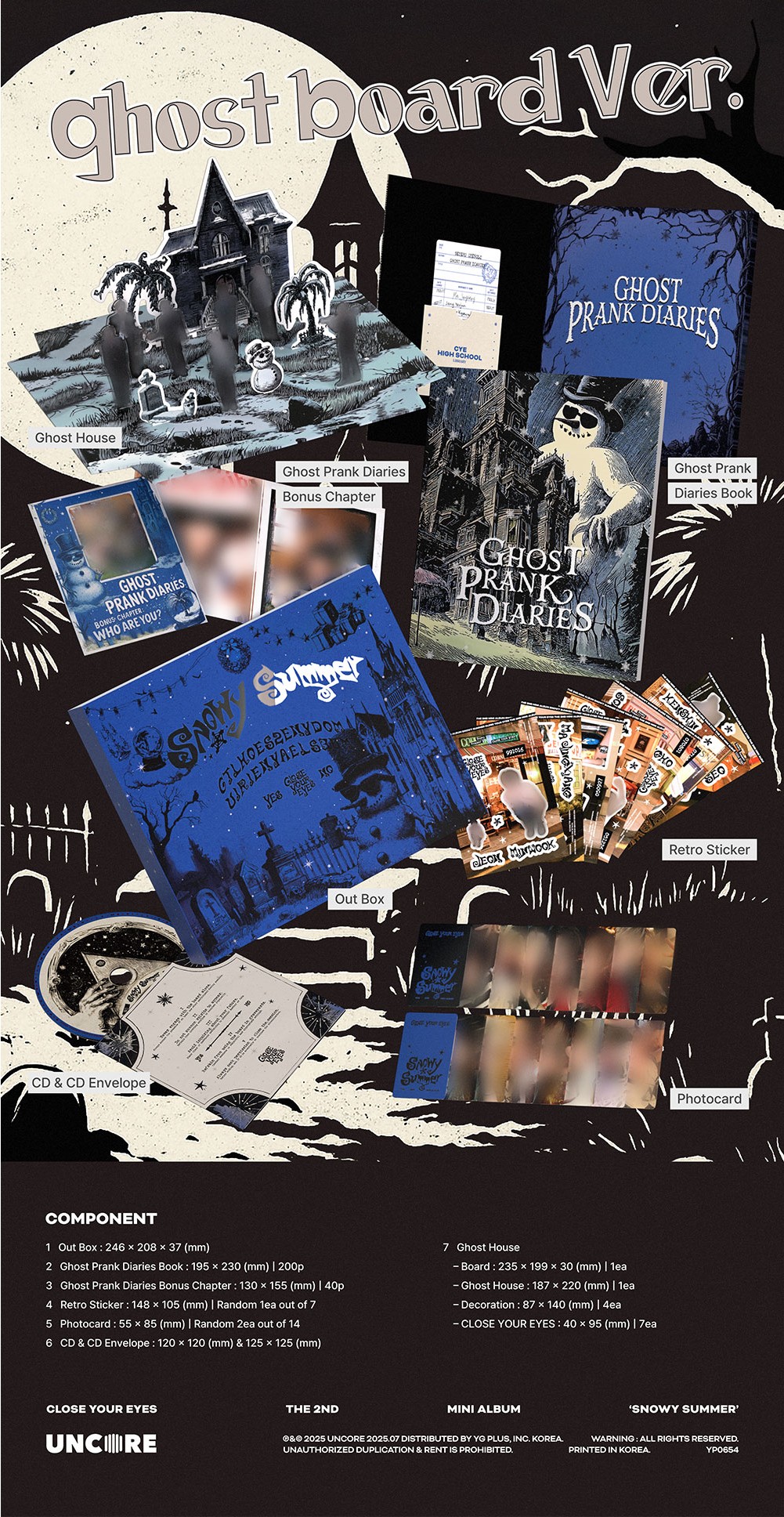 楽天市場】☆BDM特典☆ CLOSE YOUR EYES - The 2nd Mini Album 「Snowy