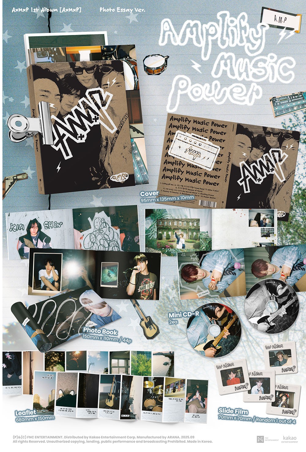 楽天市場】AxMxP - 1ST ALBUM 「AXMXP」 (Photo Essay by AxMxP ver