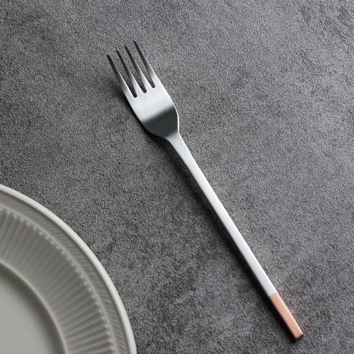 楽天市場】工房アイザワ 純銅洋食器 デザートフォーク 銀仕上