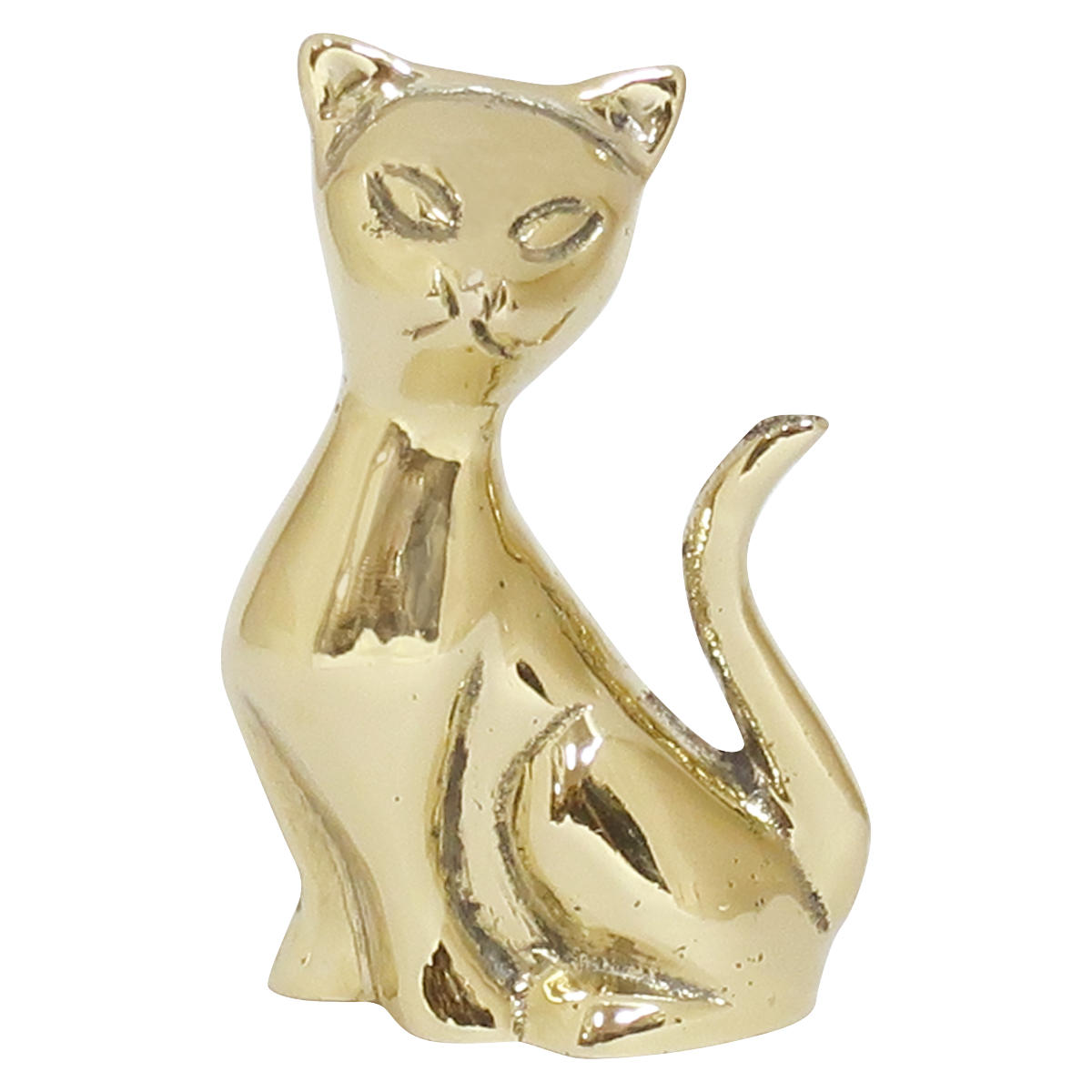 楽天市場】in bloom ペーパーウェイト SITTING CAT 真鍮 ハンドメイド