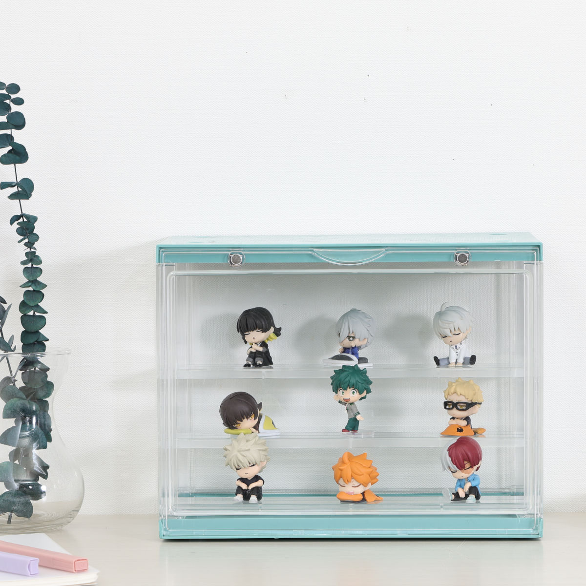 楽天市場】収納ケース コレクションケース hina 扉付き 推し活 卓上