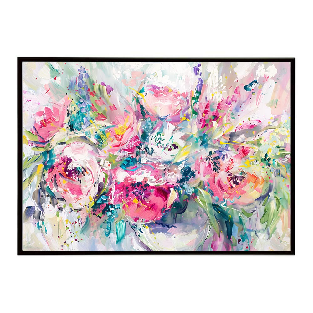 楽天市場】アーティスティックフラワー ポスター お花 絵画 アート