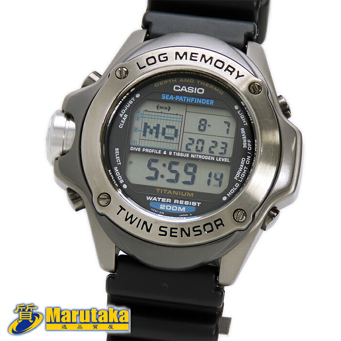 楽天市場】カシオ 潜水王 シーパスファインダー SPF-100SJ メンズ