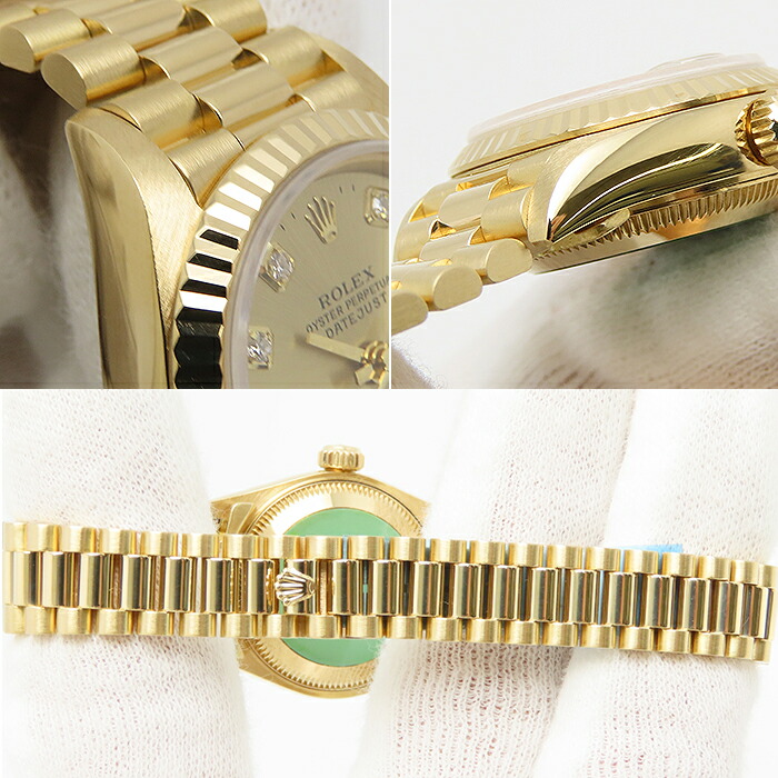 楽天市場】ロレックス 69178G デイトジャスト 10ポイント ダイヤモンド