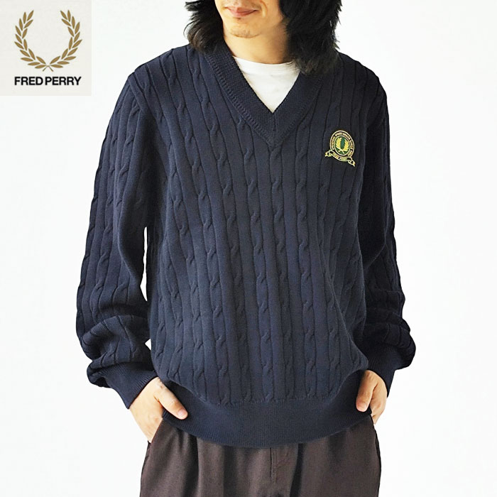 楽天市場】【SALE】フレッドペリー FRED PERRY ニット セーター TENNIS