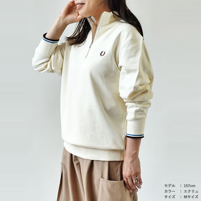 楽天市場】フレッドペリー スウェット FRED PERRY Half Zip Sweatshirt