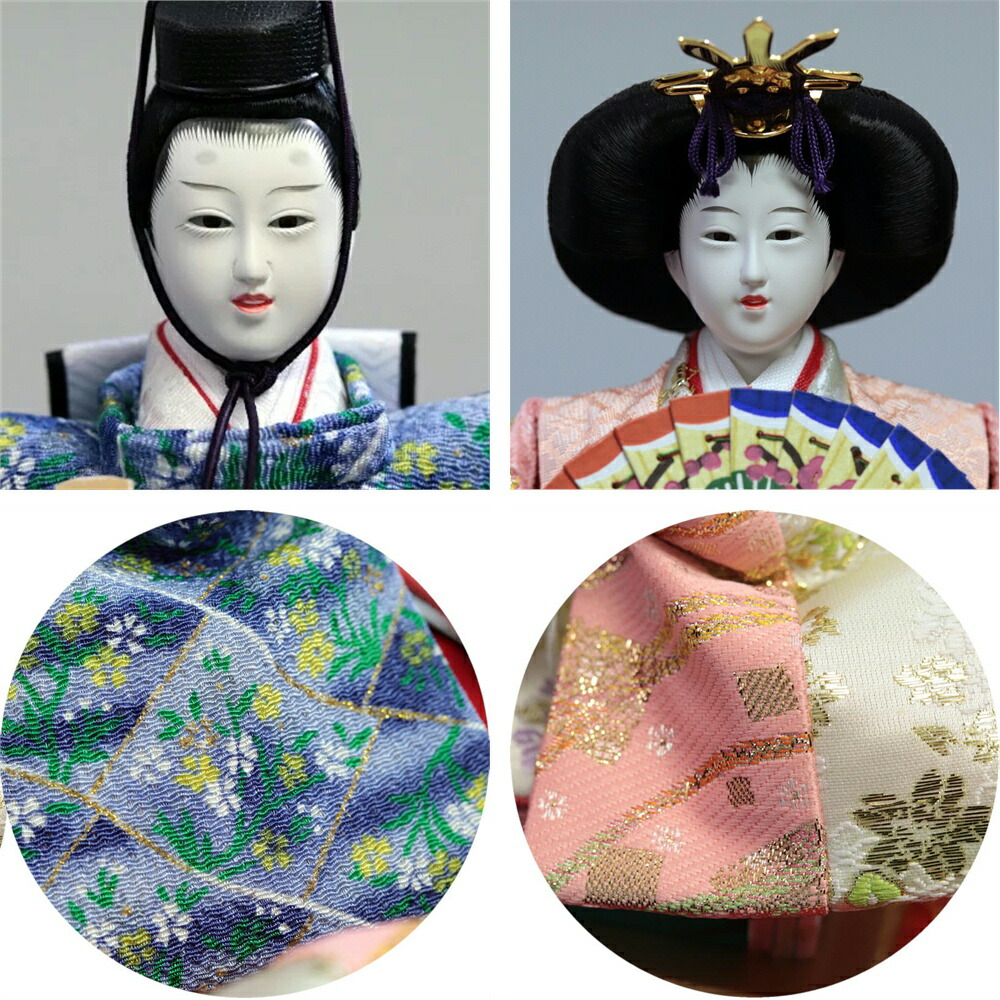 楽天市場】雛人形 ひな人形 雛 ケース飾り コンパクト 寿慶 ピンク塗