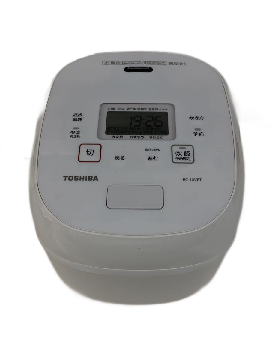 楽天市場】【中古】TOSHIBA◇炊飯器 RC-10VRT(W)【家電・ビジュアル