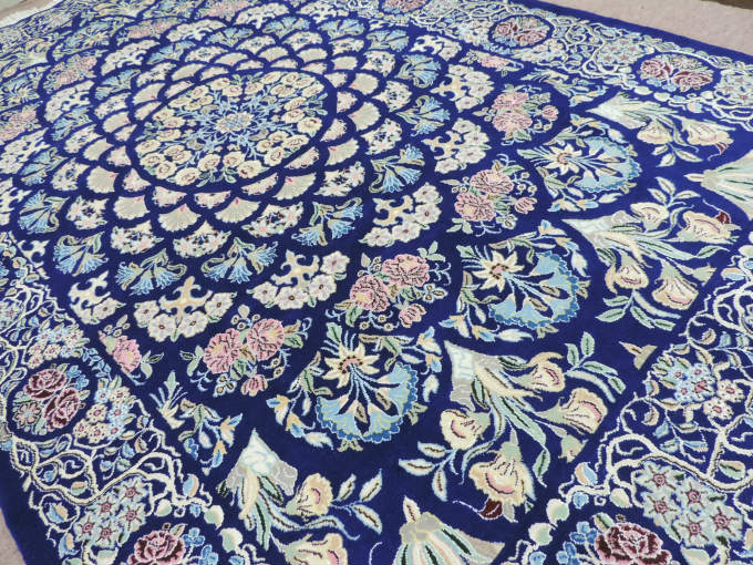 楽天市場】ペルシャ絨毯 カーペット ウール 手織り高級 ペルシャ絨毯の