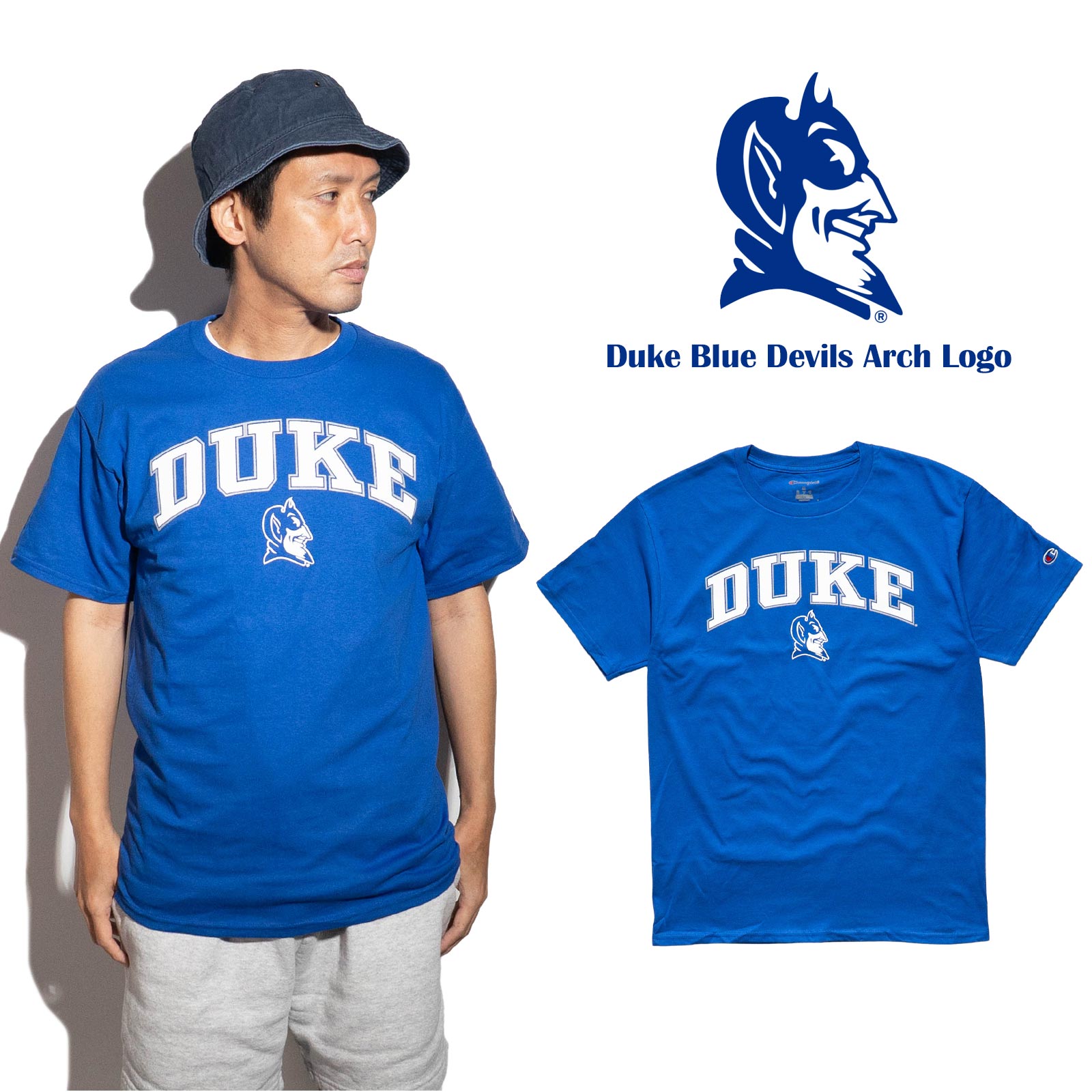 楽天市場】チャンピオン Champion カレッジTシャツ DUKE UNIVERSITY
